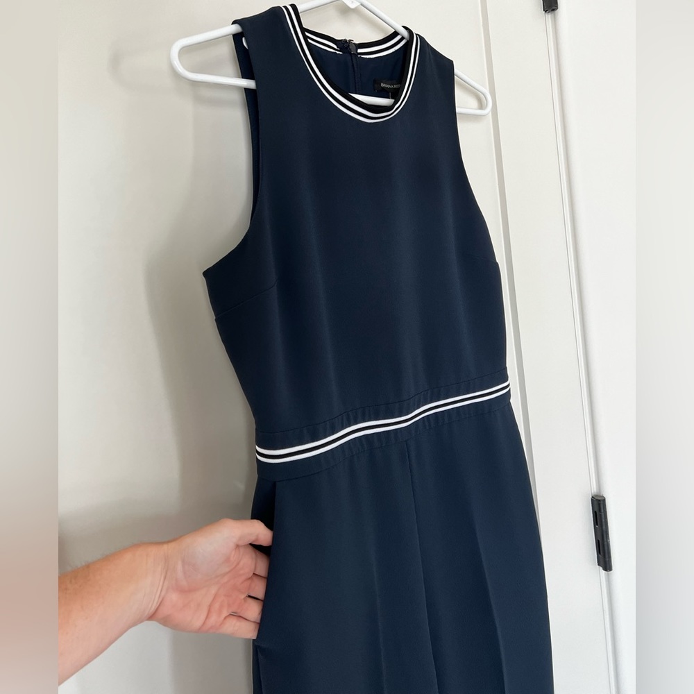 Banana Republic Navy Sleeveless Jumpsuit
